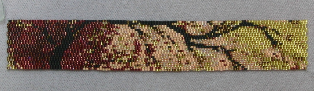 Two Drop Peyote Pattern Bracelet
