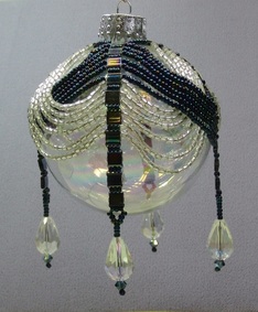 Beaded Ornament Class with Tila Beads