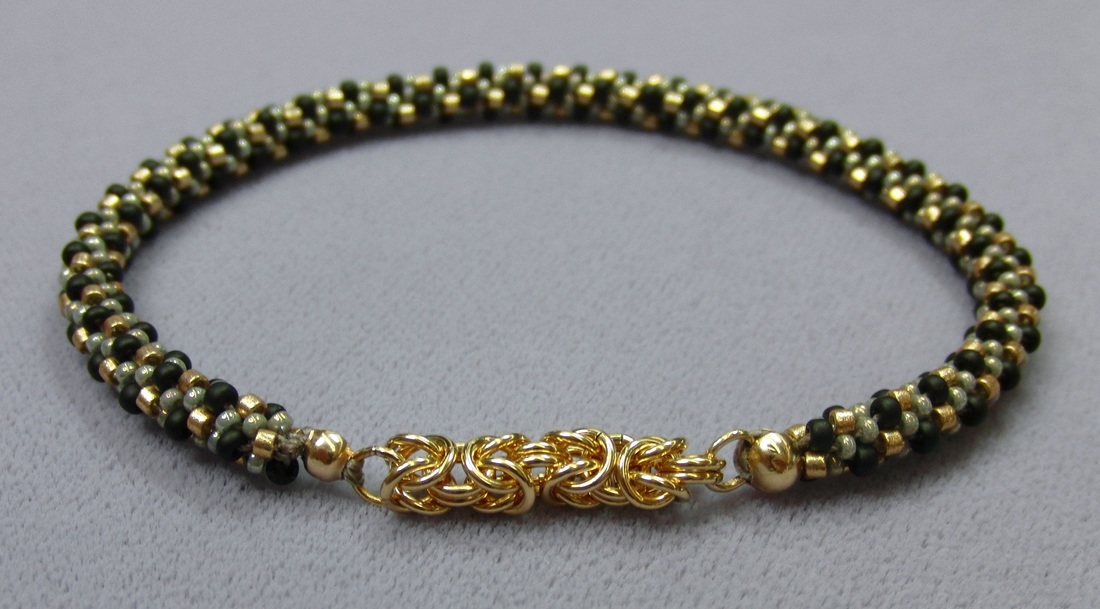 kumihimo with chain maille