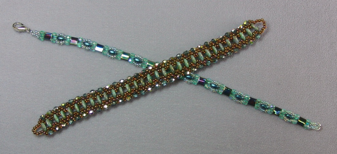 two hole bead bracelets