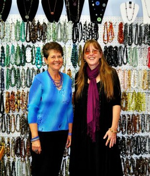 Donna and Christine at Bead It! Concord, NH