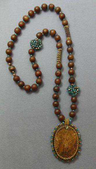 Beaded Beads and Cabochon